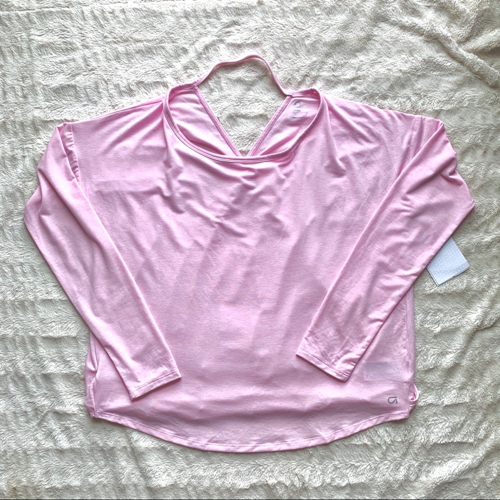 GapFit Breathe Open Back Top NWT